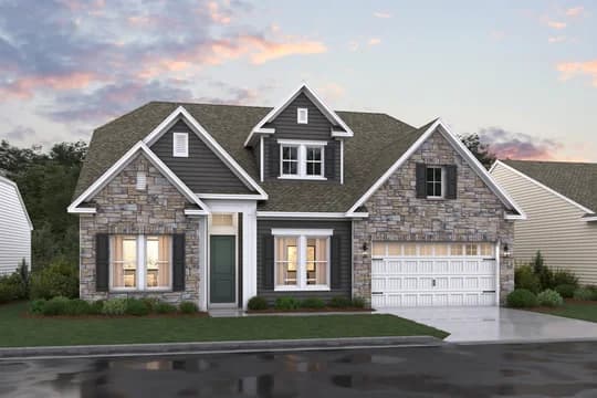 Four Season at Kent Island Munich Elevation DD Stone Level