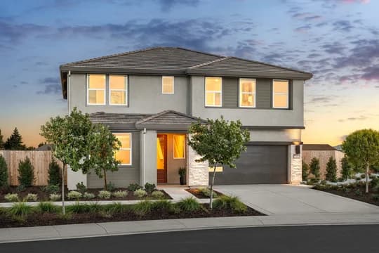 Meridian at The Estates Water Lily II Craftsman Exterior Elevation Loft Palette 3 Level 1 Color Loft